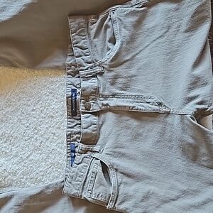 Mens CK soft lightweight olive gray jeans 36x30 great shape